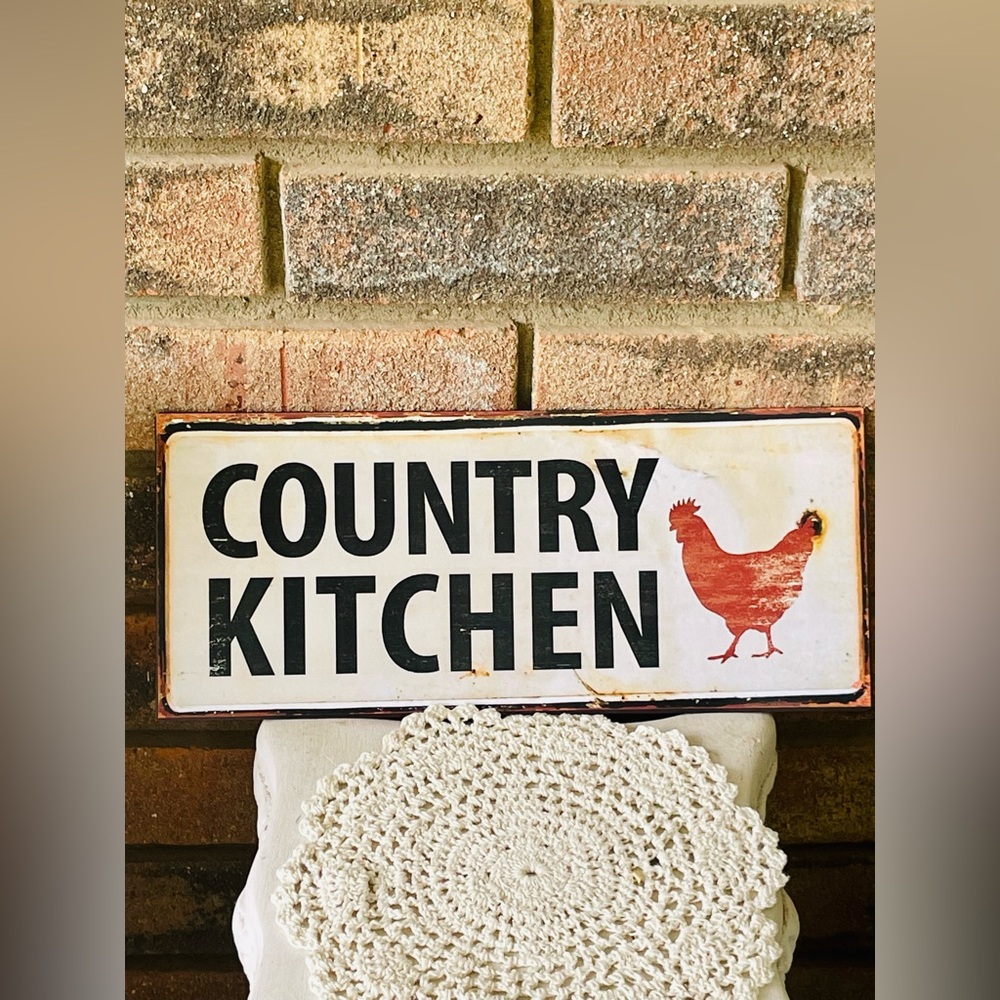 *Country Kitchen Metal Sign - Picture 3 of 13